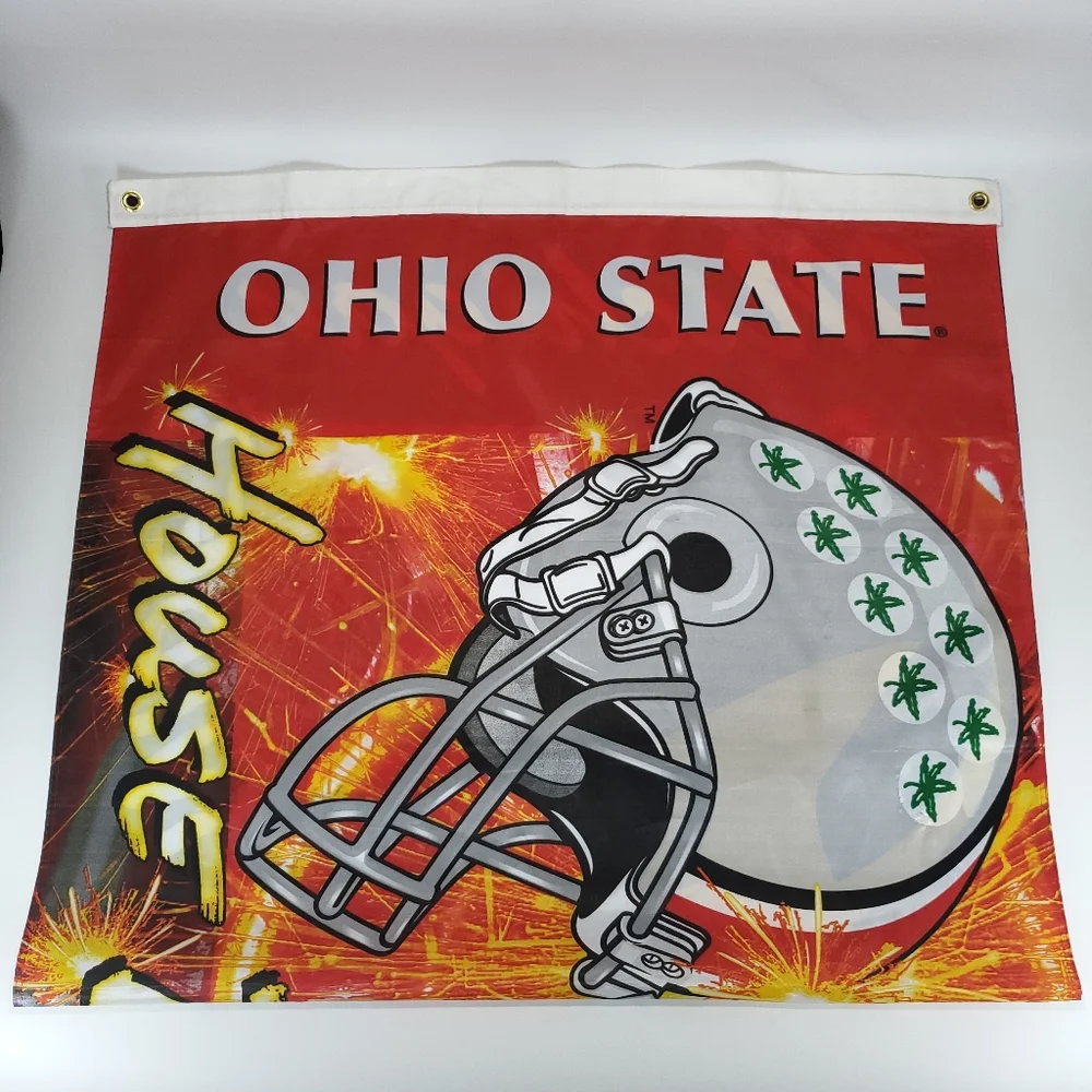 Ohio State X Michigan Football House Divided Banner